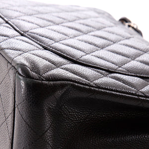 Classic Double Flap Bag Quilted Caviar Maxi