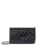 Diamond Stitch Wallet on Chain Quilted Lambskin