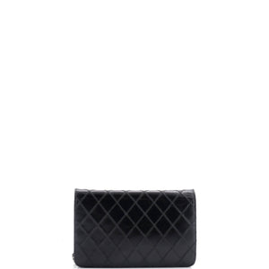 Diamond Stitch Wallet on Chain Quilted Lambskin