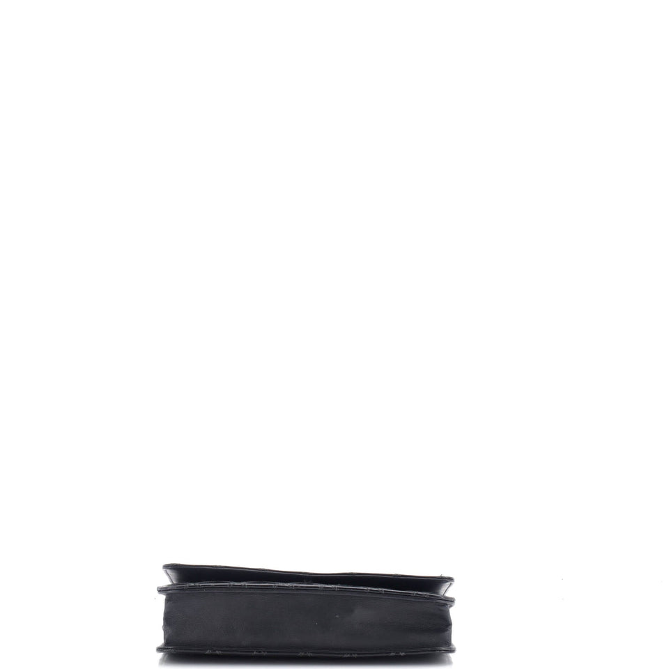 Diamond Stitch Wallet on Chain Quilted Lambskin