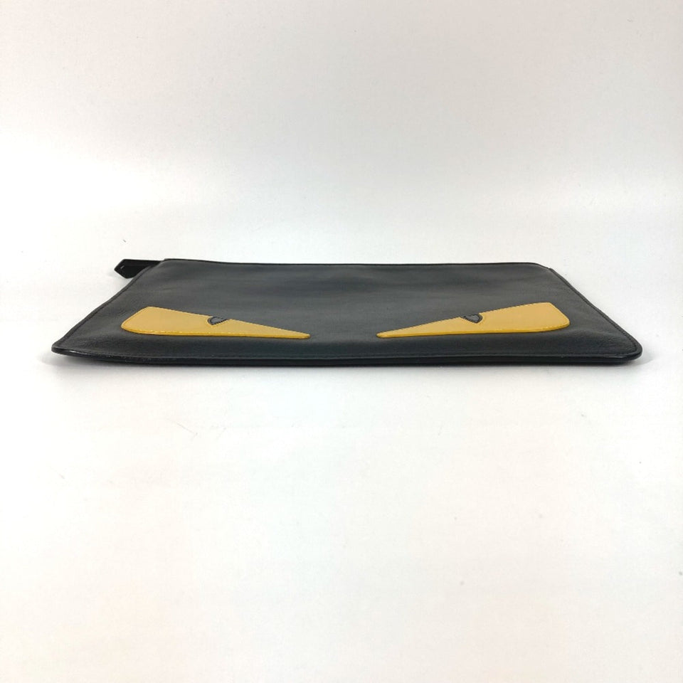 Fendi  Leather Clutch Bag (Pre-Owned)