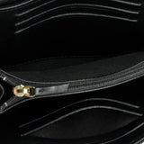 Filigree Flap Wallet Quilted Caviar Medium