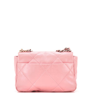 19 Flap Bag Quilted Leather Medium