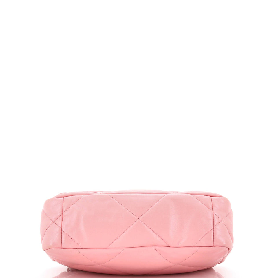 19 Flap Bag Quilted Leather Medium