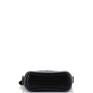 So Black Gabrielle Hobo Chevron Aged Calfskin Small