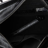 So Black Gabrielle Hobo Chevron Aged Calfskin Small