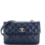 Trendy CC Flap Bag Quilted Lambskin Medium