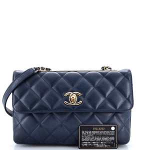 Trendy CC Flap Bag Quilted Lambskin Medium