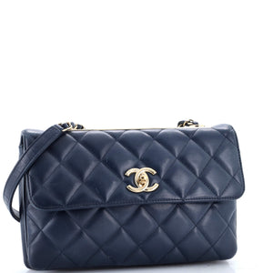 Trendy CC Flap Bag Quilted Lambskin Medium