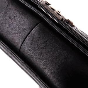 Boy Flap Bag Studded Quilted Distressed Calfskin Old Medium