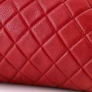 Timeless Clutch Quilted Caviar