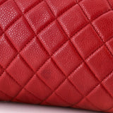Timeless Clutch Quilted Caviar