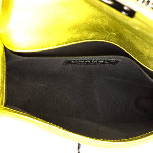 Boy Flap Bag Quilted Patent Small