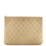 O Case Clutch Quilted Lambskin Medium