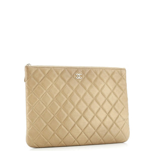 O Case Clutch Quilted Lambskin Medium