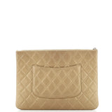 O Case Clutch Quilted Lambskin Medium