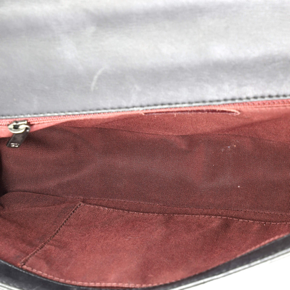Boy Flap Bag Chevron Calfskin New Medium