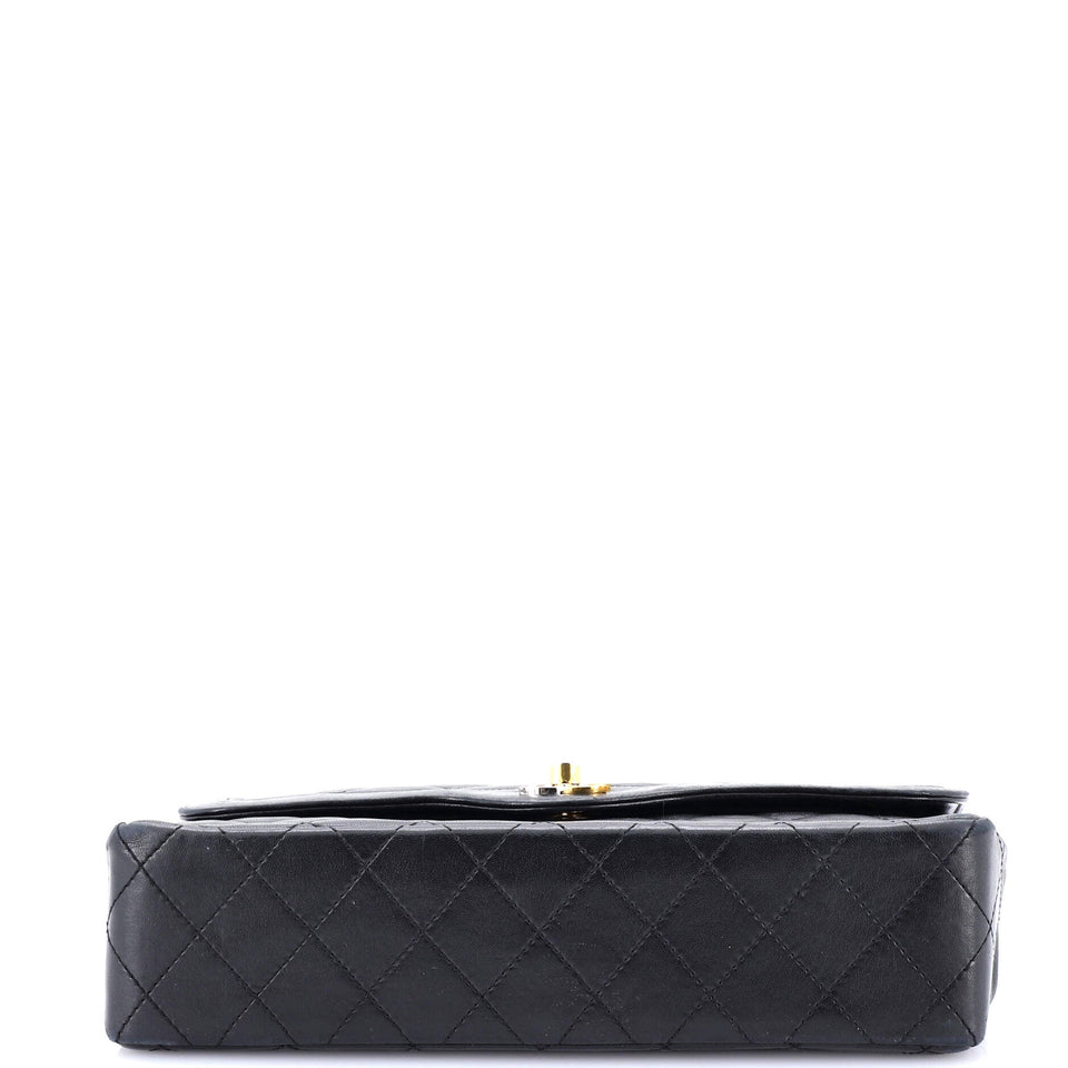 Vintage Two Tone CC Flap Bag Quilted Lambskin Medium
