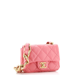 Funky Town Flap Bag Quilted Lambskin Mini