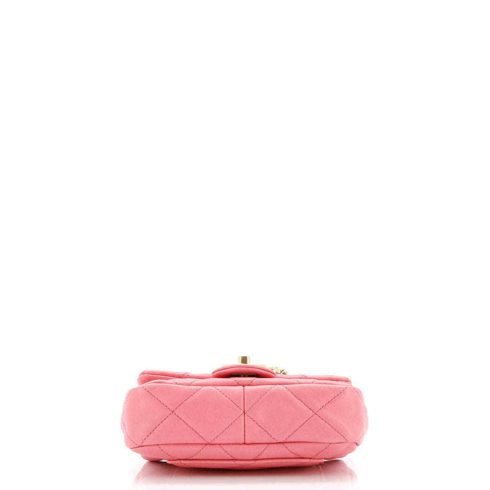 Funky Town Flap Bag Quilted Lambskin Mini