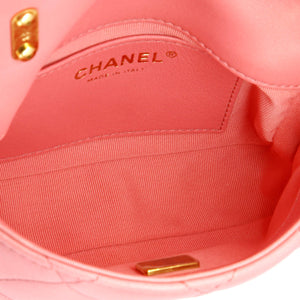 Funky Town Flap Bag Quilted Lambskin Mini