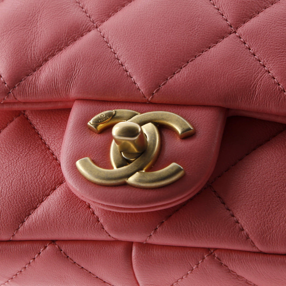 Funky Town Flap Bag Quilted Lambskin Mini