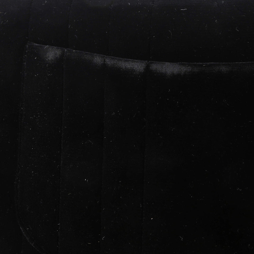 Vintage Classic Single Flap Bag Vertical Quilt Velvet Jumbo