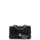 Vintage Classic Double Flap Bag Quilted Lambskin Small