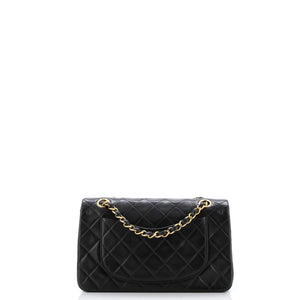 Vintage Classic Double Flap Bag Quilted Lambskin Small