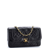 Vintage CC Chain Flap Bag Quilted Lambskin Small