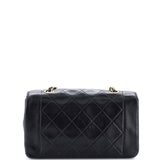 Vintage CC Chain Flap Bag Quilted Lambskin Small