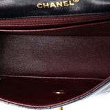 Vintage CC Chain Flap Bag Quilted Lambskin Small