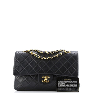 Vintage Classic Double Flap Bag Quilted Lambskin Medium