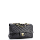 Vintage Classic Double Flap Bag Quilted Lambskin Medium