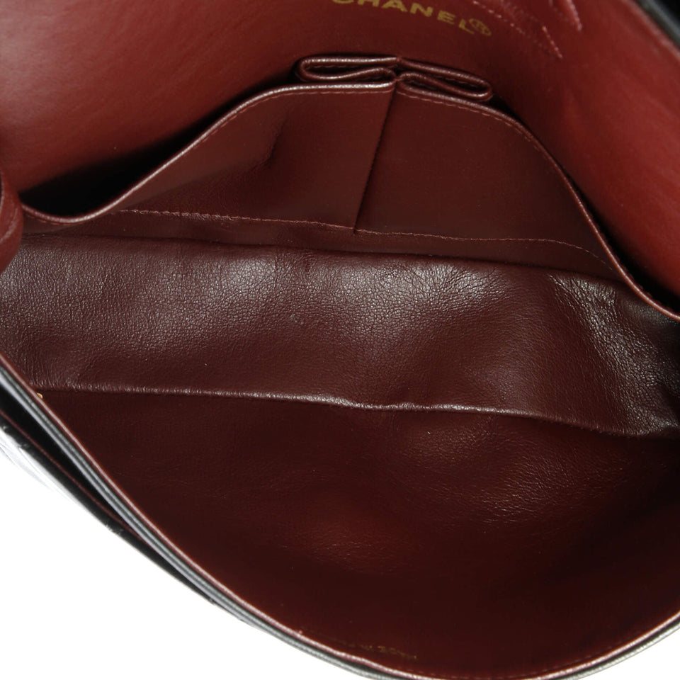 Vintage Classic Double Flap Bag Quilted Lambskin Medium