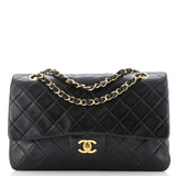 Vintage Classic Double Flap Bag Quilted Lambskin Medium