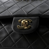 Vintage Classic Double Flap Bag Quilted Lambskin Medium