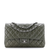 Classic Double Flap Bag Quilted Caviar Medium