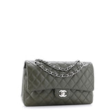 Classic Double Flap Bag Quilted Caviar Medium