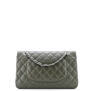 Classic Double Flap Bag Quilted Caviar Medium