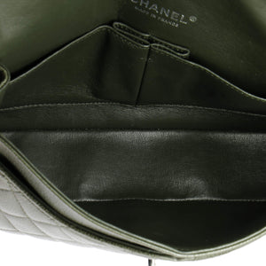 Classic Double Flap Bag Quilted Caviar Medium