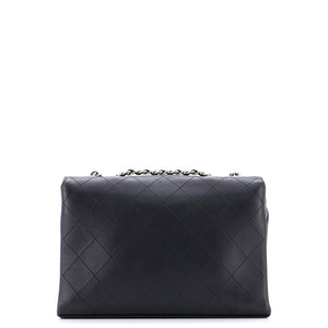 3 Compartment Flap Bag Quilted Calfskin Medium