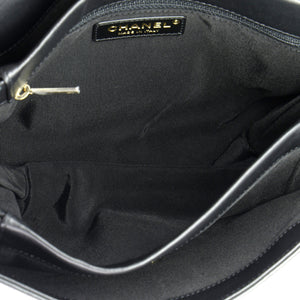 3 Compartment Flap Bag Quilted Calfskin Medium