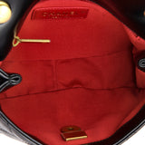 CC Pearl Section Chain Flap Bag Quilted Calfskin Mini