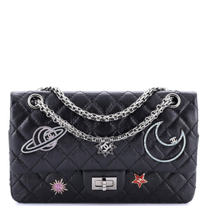 Space Charms Reissue 2.55 Flap Bag Quilted Aged Calfskin 225