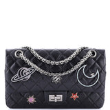 Space Charms Reissue 2.55 Flap Bag Quilted Aged Calfskin 225