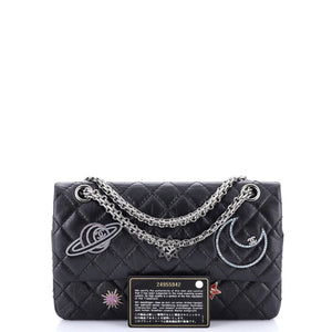 Space Charms Reissue 2.55 Flap Bag Quilted Aged Calfskin 225