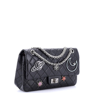 Space Charms Reissue 2.55 Flap Bag Quilted Aged Calfskin 225
