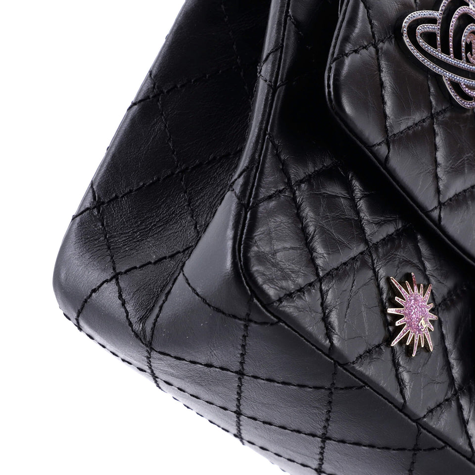 Space Charms Reissue 2.55 Flap Bag Quilted Aged Calfskin 225