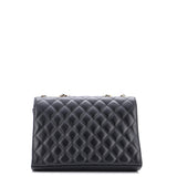 Triple Flap Bag Quilted Calfskin Medium